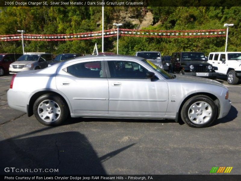 Silver Steel Metallic / Dark Slate Gray/Light Graystone 2006 Dodge Charger SE