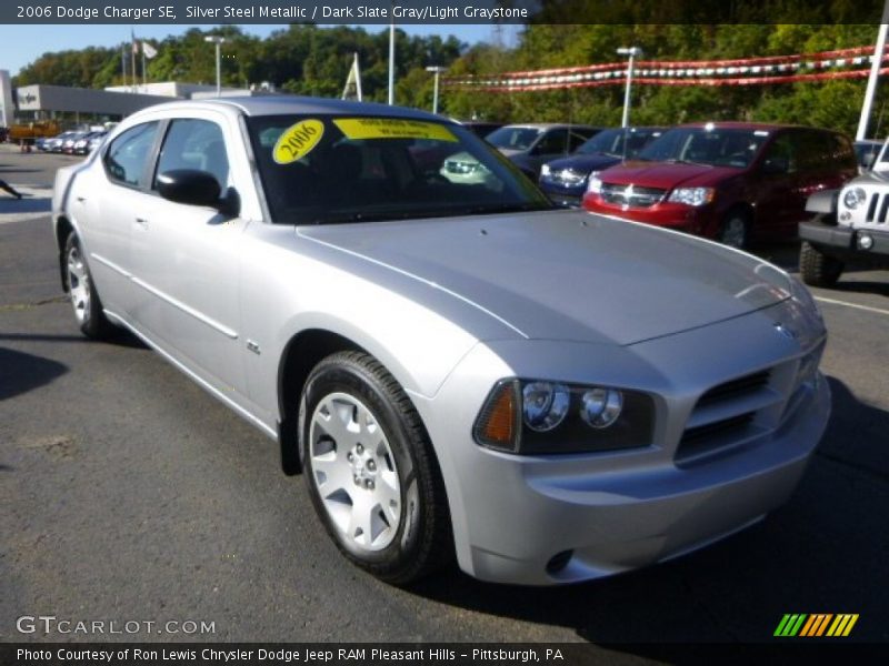 Silver Steel Metallic / Dark Slate Gray/Light Graystone 2006 Dodge Charger SE
