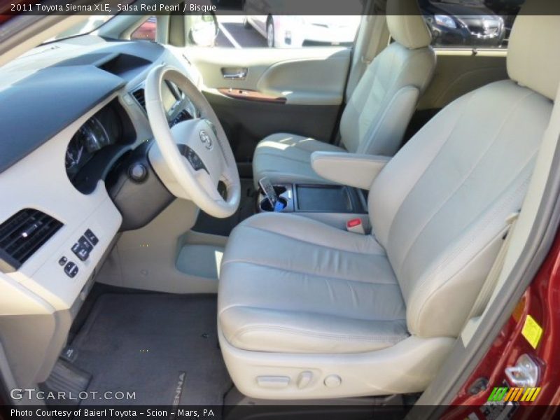 Salsa Red Pearl / Bisque 2011 Toyota Sienna XLE