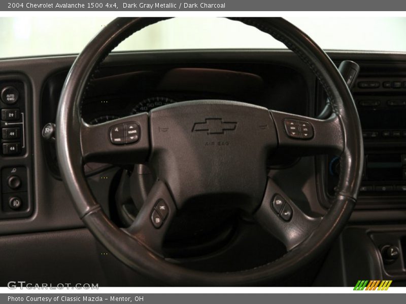 Dark Gray Metallic / Dark Charcoal 2004 Chevrolet Avalanche 1500 4x4