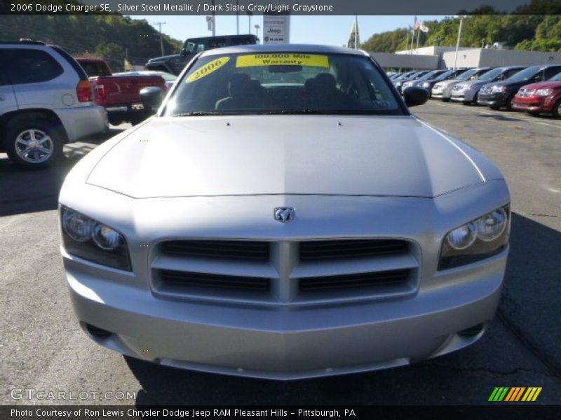 Silver Steel Metallic / Dark Slate Gray/Light Graystone 2006 Dodge Charger SE