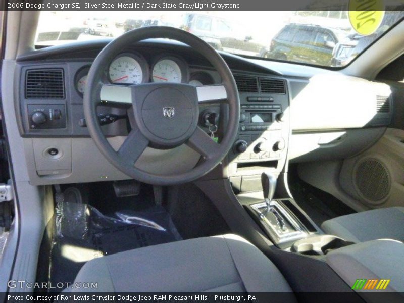 Silver Steel Metallic / Dark Slate Gray/Light Graystone 2006 Dodge Charger SE