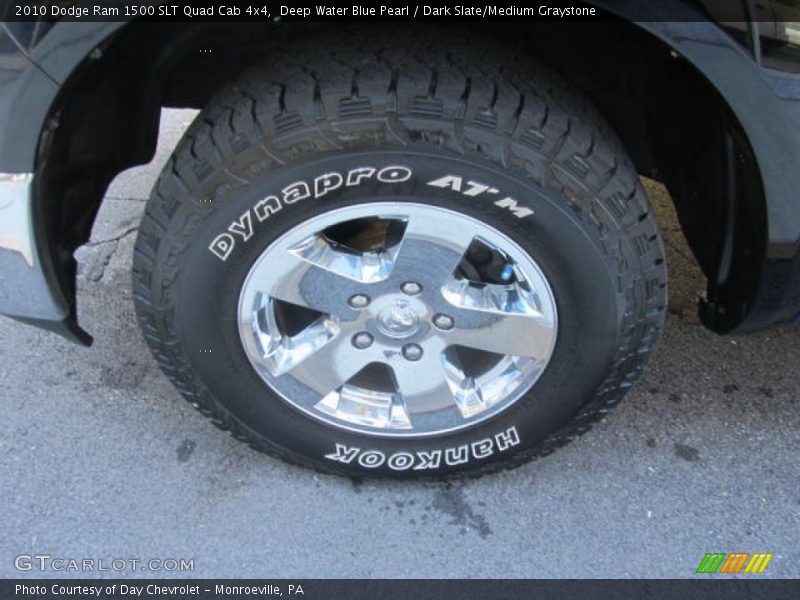 Deep Water Blue Pearl / Dark Slate/Medium Graystone 2010 Dodge Ram 1500 SLT Quad Cab 4x4