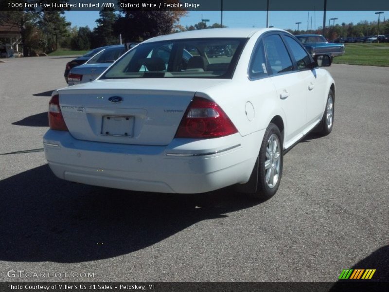 Oxford White / Pebble Beige 2006 Ford Five Hundred Limited AWD