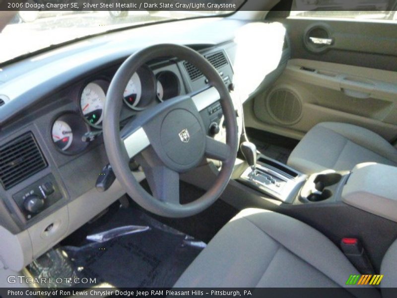 Silver Steel Metallic / Dark Slate Gray/Light Graystone 2006 Dodge Charger SE