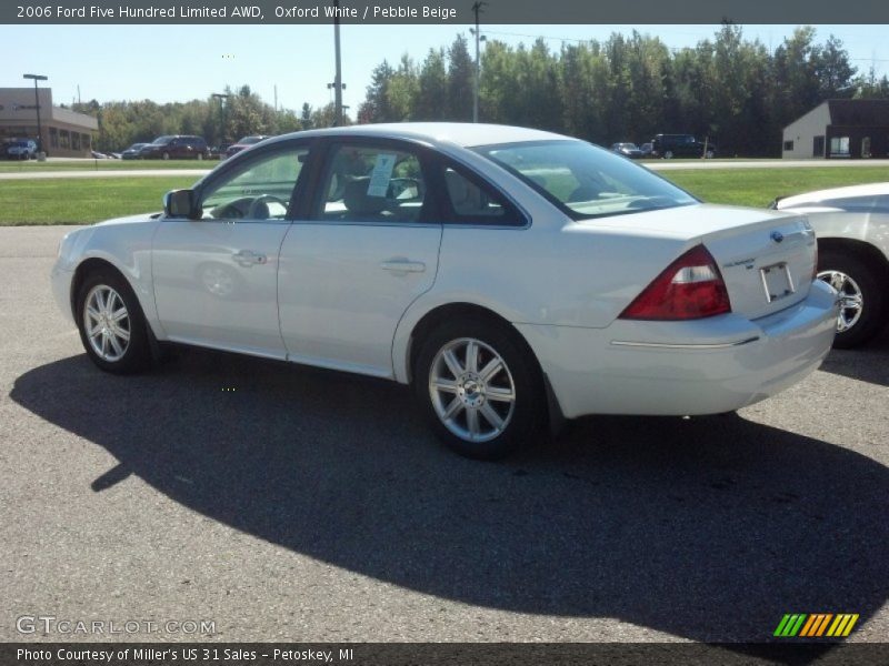 Oxford White / Pebble Beige 2006 Ford Five Hundred Limited AWD
