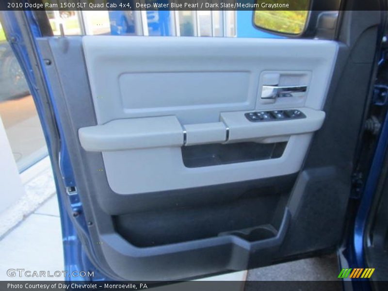 Deep Water Blue Pearl / Dark Slate/Medium Graystone 2010 Dodge Ram 1500 SLT Quad Cab 4x4