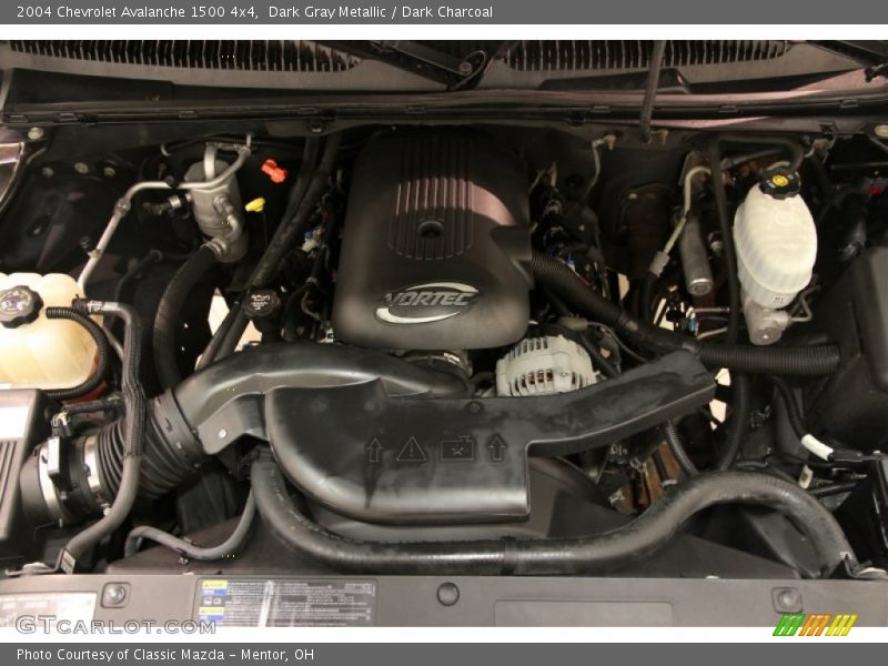 Dark Gray Metallic / Dark Charcoal 2004 Chevrolet Avalanche 1500 4x4
