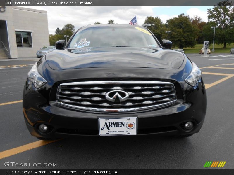 Black Obsidian / Graphite 2010 Infiniti FX 35 AWD