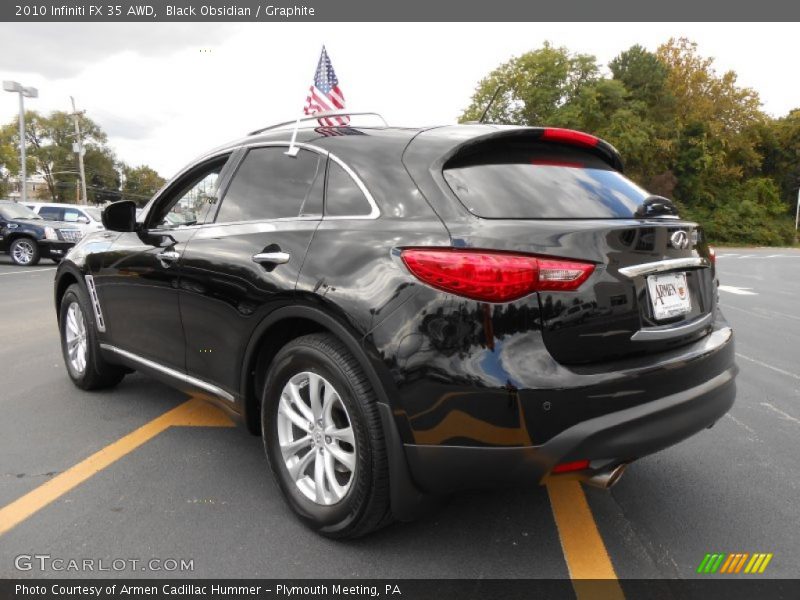 Black Obsidian / Graphite 2010 Infiniti FX 35 AWD