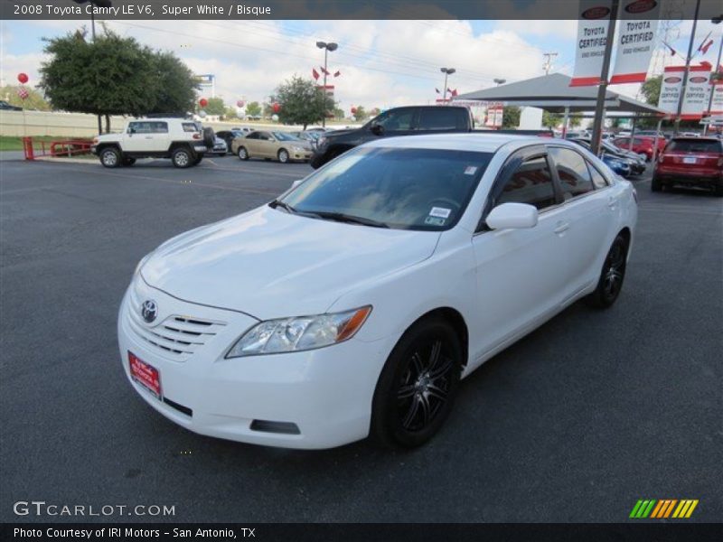 Super White / Bisque 2008 Toyota Camry LE V6