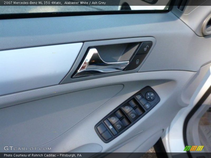 Alabaster White / Ash Grey 2007 Mercedes-Benz ML 350 4Matic