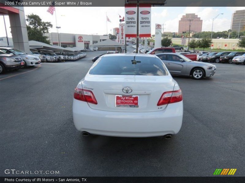 Super White / Bisque 2008 Toyota Camry LE V6