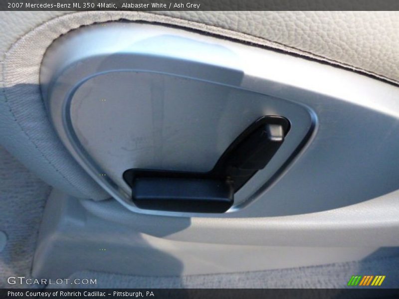 Alabaster White / Ash Grey 2007 Mercedes-Benz ML 350 4Matic