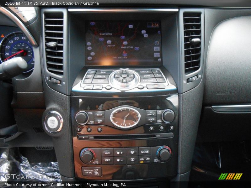 Black Obsidian / Graphite 2010 Infiniti FX 35 AWD