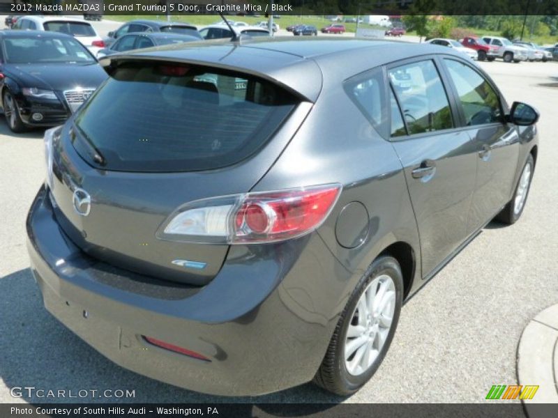 Graphite Mica / Black 2012 Mazda MAZDA3 i Grand Touring 5 Door