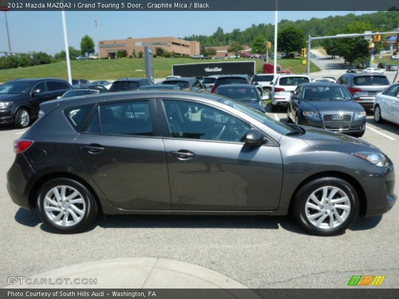 Graphite Mica / Black 2012 Mazda MAZDA3 i Grand Touring 5 Door