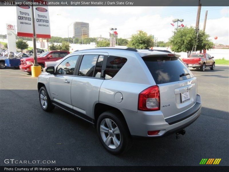 Bright Silver Metallic / Dark Slate Gray 2011 Jeep Compass 2.4 Latitude 4x4