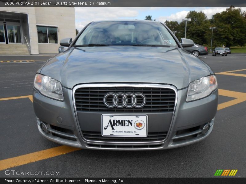 Quartz Gray Metallic / Platinum 2006 Audi A4 2.0T Sedan