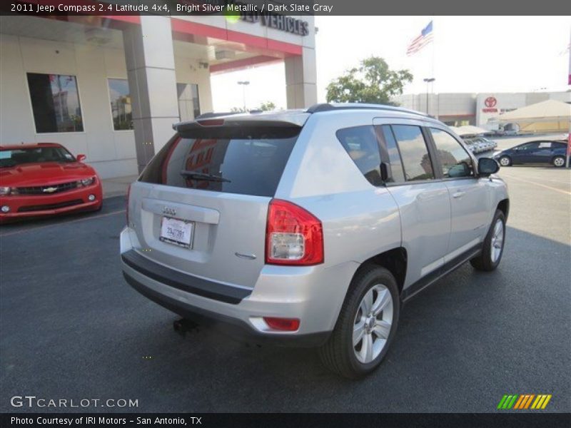Bright Silver Metallic / Dark Slate Gray 2011 Jeep Compass 2.4 Latitude 4x4