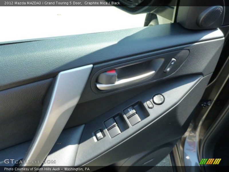 Graphite Mica / Black 2012 Mazda MAZDA3 i Grand Touring 5 Door