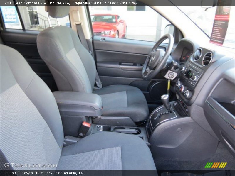 Bright Silver Metallic / Dark Slate Gray 2011 Jeep Compass 2.4 Latitude 4x4