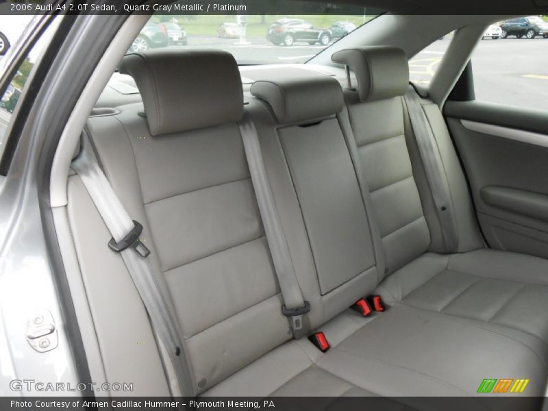 Rear Seat of 2006 A4 2.0T Sedan