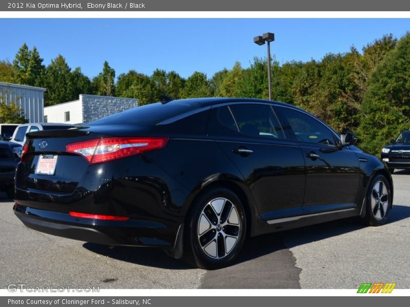 Ebony Black / Black 2012 Kia Optima Hybrid
