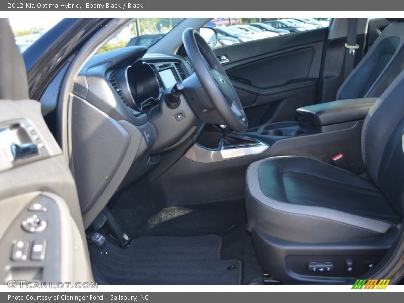 Ebony Black / Black 2012 Kia Optima Hybrid