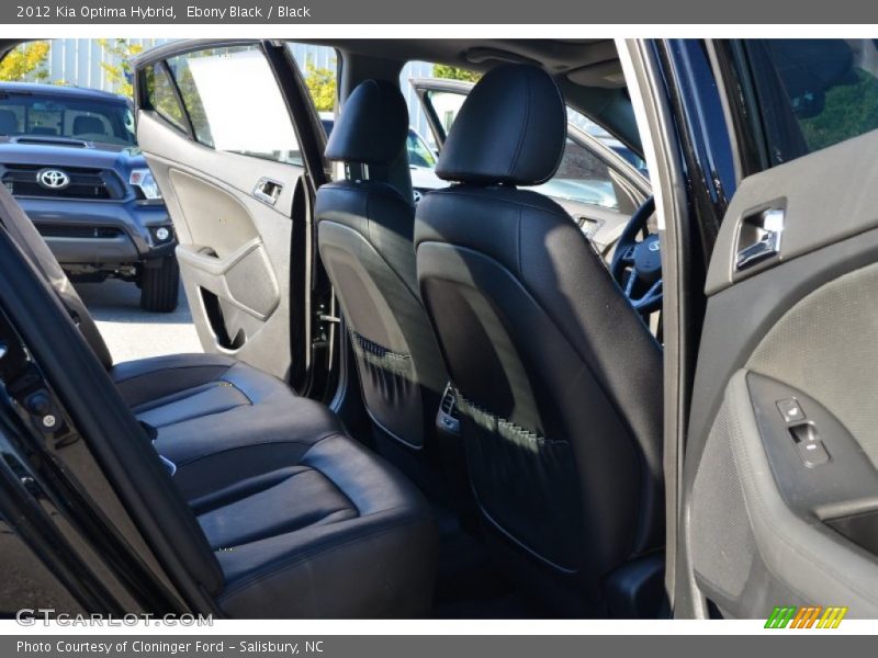Ebony Black / Black 2012 Kia Optima Hybrid