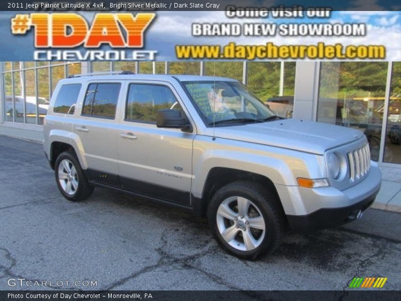 Bright Silver Metallic / Dark Slate Gray 2011 Jeep Patriot Latitude X 4x4