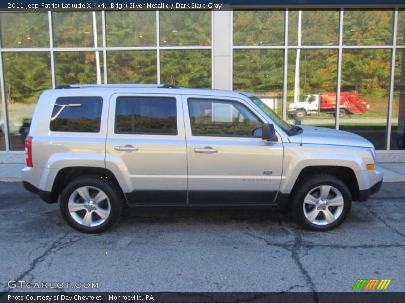Bright Silver Metallic / Dark Slate Gray 2011 Jeep Patriot Latitude X 4x4