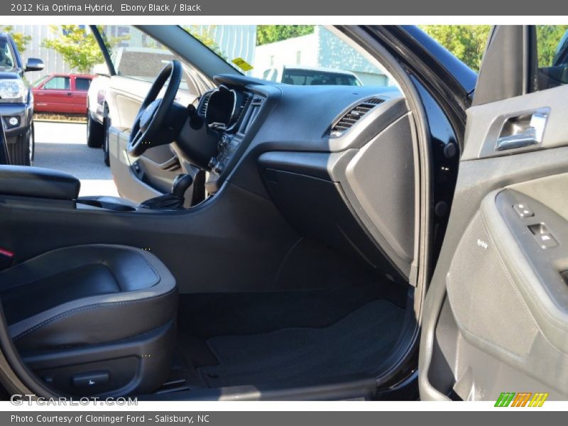 Ebony Black / Black 2012 Kia Optima Hybrid