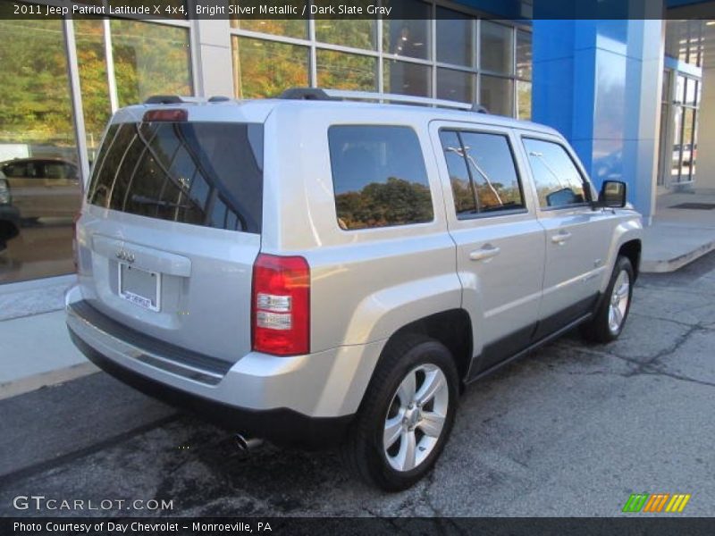 Bright Silver Metallic / Dark Slate Gray 2011 Jeep Patriot Latitude X 4x4