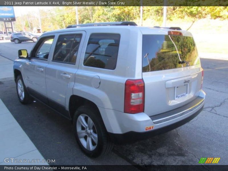 Bright Silver Metallic / Dark Slate Gray 2011 Jeep Patriot Latitude X 4x4