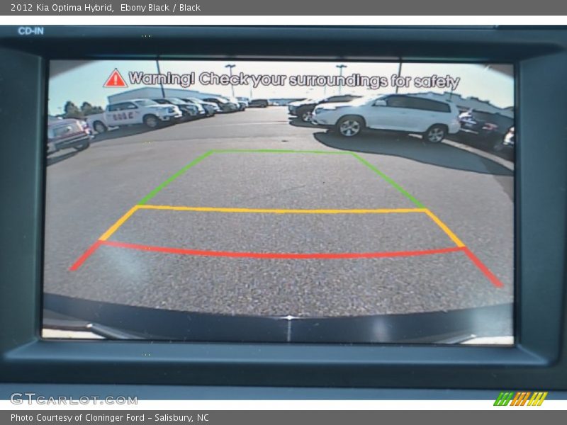 Ebony Black / Black 2012 Kia Optima Hybrid