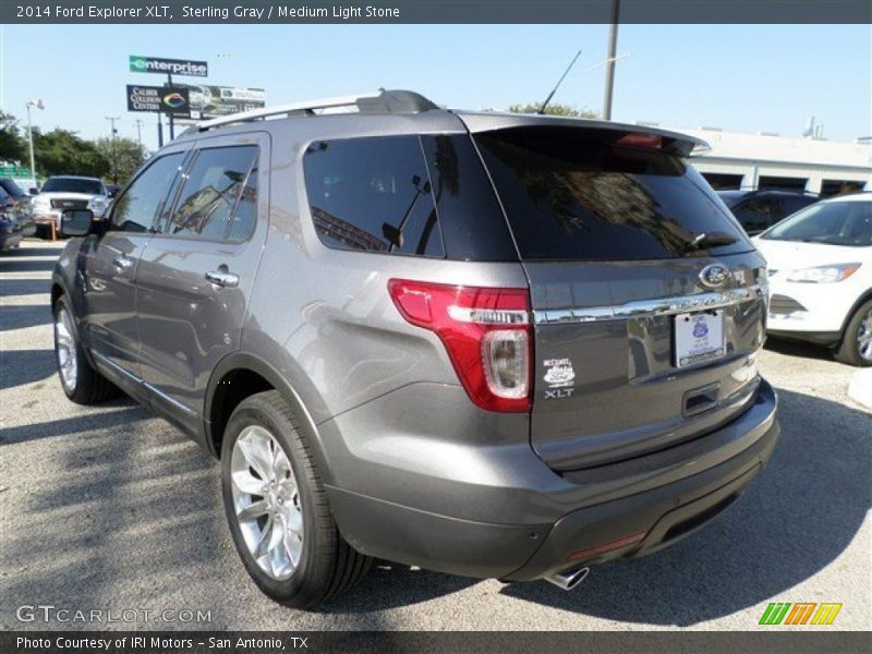 Sterling Gray / Medium Light Stone 2014 Ford Explorer XLT