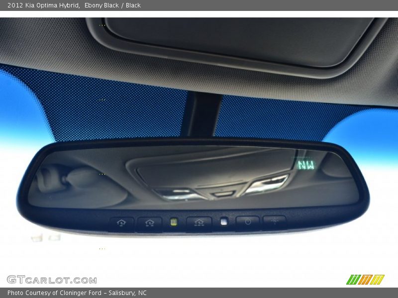 Ebony Black / Black 2012 Kia Optima Hybrid