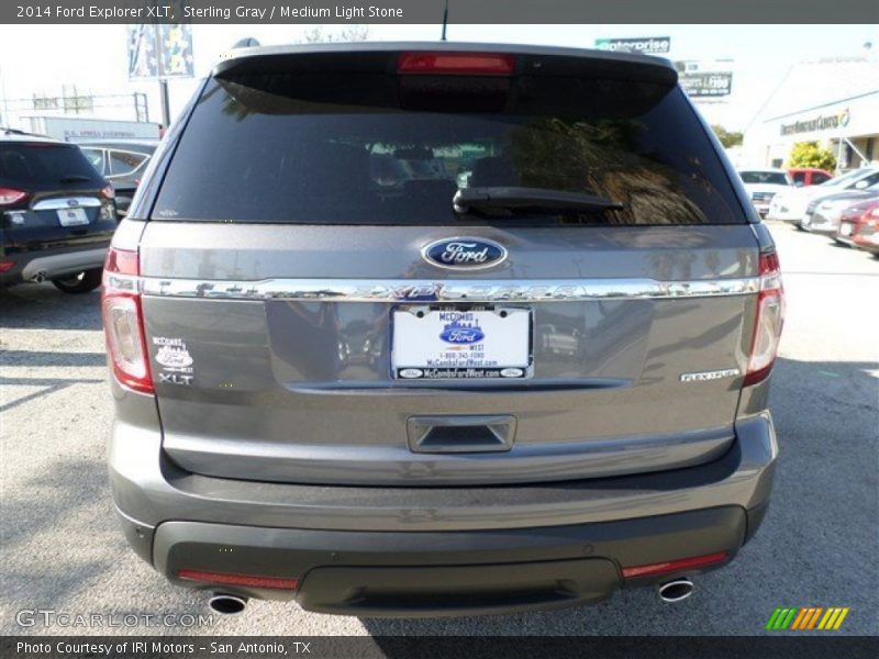 Sterling Gray / Medium Light Stone 2014 Ford Explorer XLT