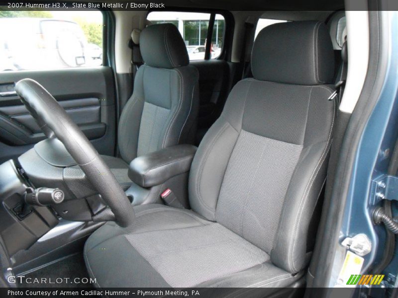 Slate Blue Metallic / Ebony Black 2007 Hummer H3 X