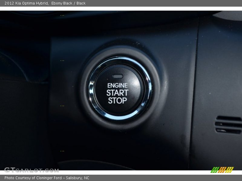Ebony Black / Black 2012 Kia Optima Hybrid