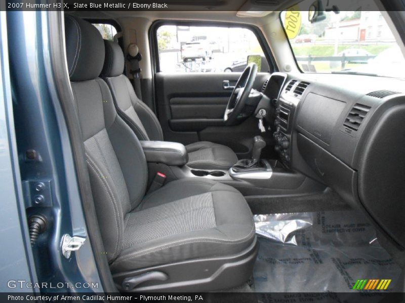 Slate Blue Metallic / Ebony Black 2007 Hummer H3 X