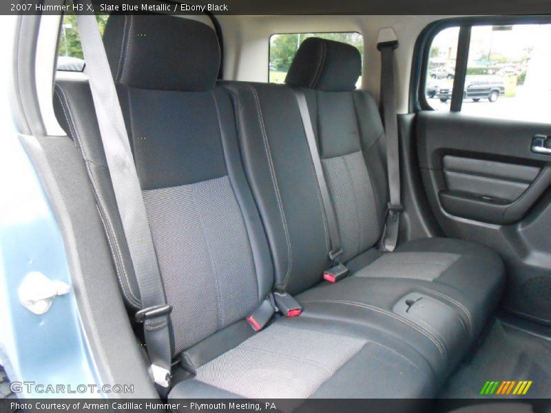 Slate Blue Metallic / Ebony Black 2007 Hummer H3 X