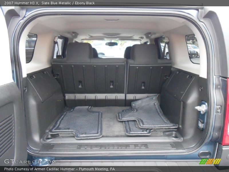 Slate Blue Metallic / Ebony Black 2007 Hummer H3 X