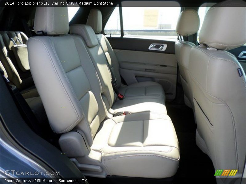 Sterling Gray / Medium Light Stone 2014 Ford Explorer XLT