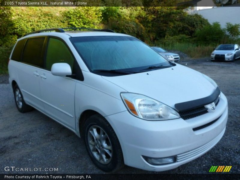 Natural White / Stone 2005 Toyota Sienna XLE