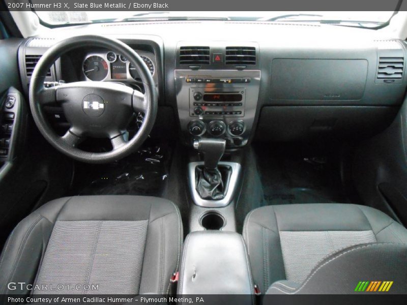 Slate Blue Metallic / Ebony Black 2007 Hummer H3 X
