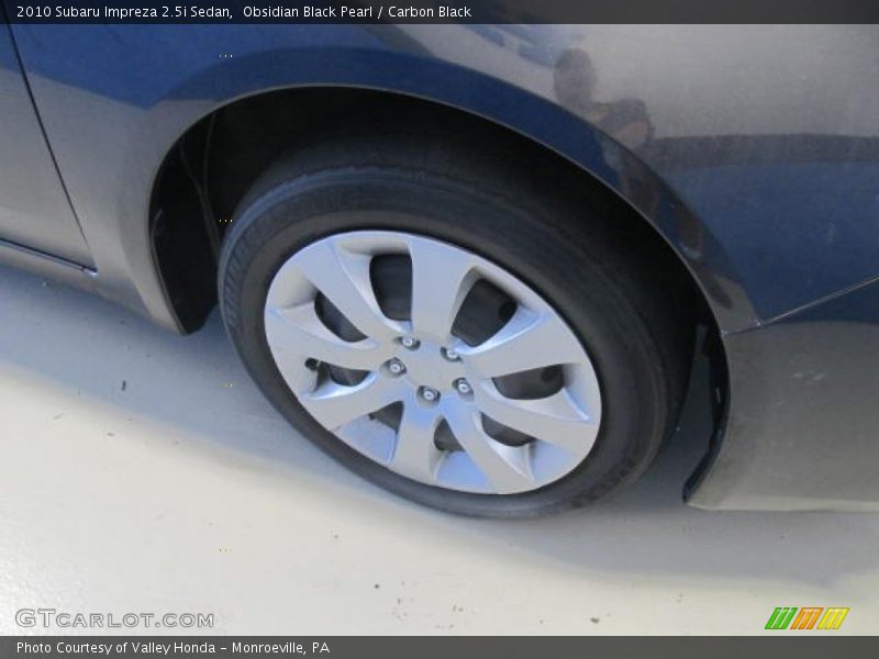 Obsidian Black Pearl / Carbon Black 2010 Subaru Impreza 2.5i Sedan