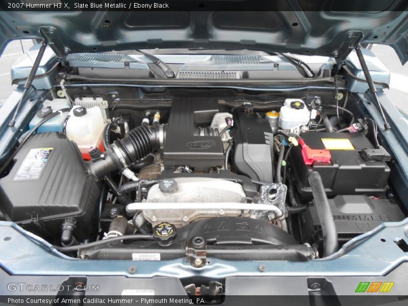 Slate Blue Metallic / Ebony Black 2007 Hummer H3 X