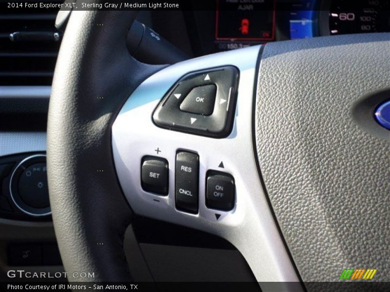 Sterling Gray / Medium Light Stone 2014 Ford Explorer XLT